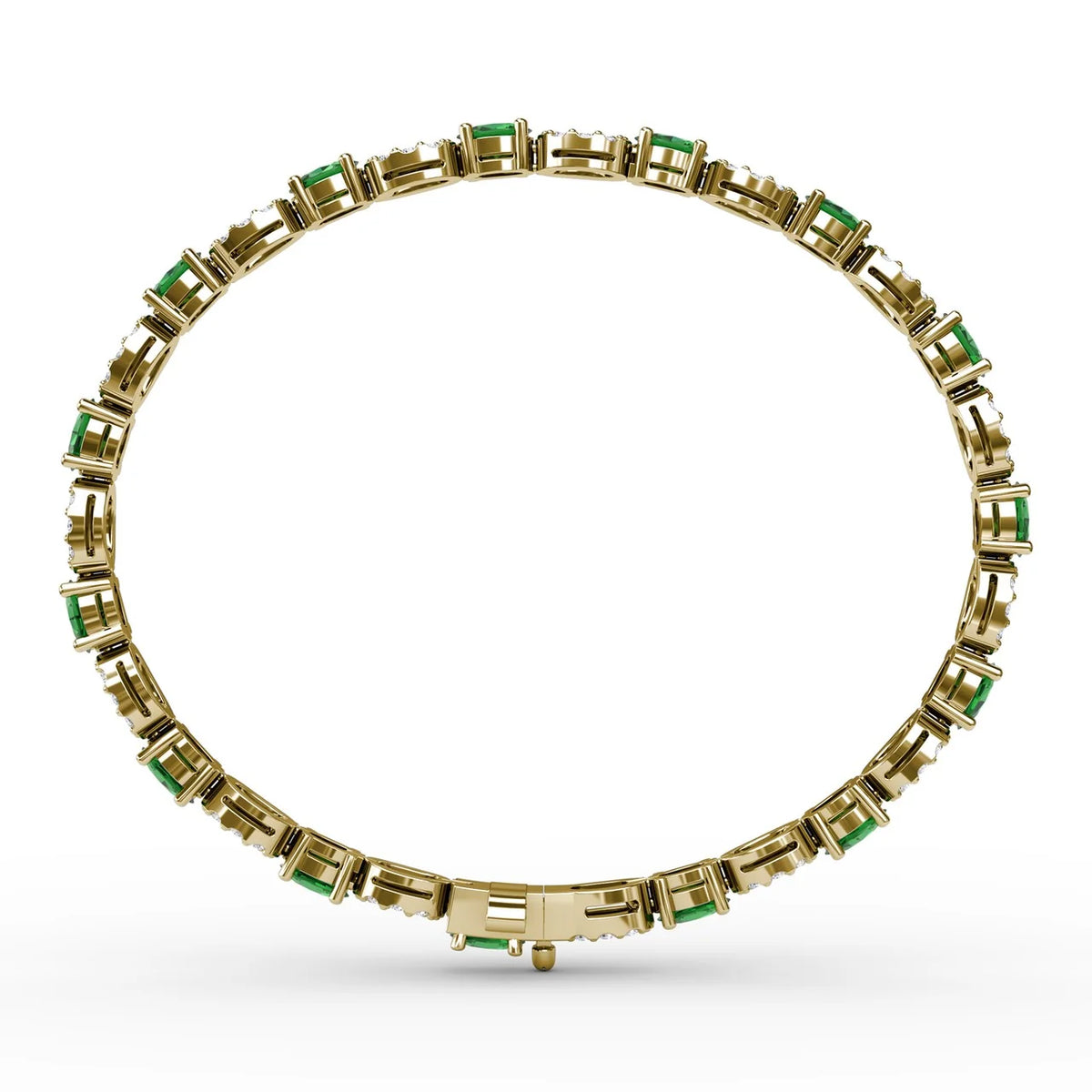 Interchanging Emerald and Bracelet