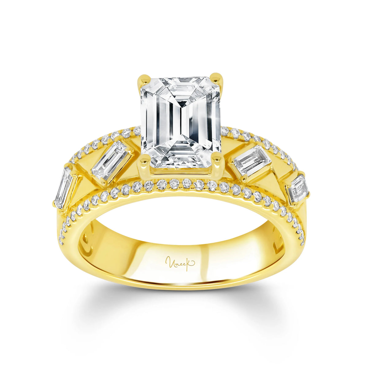 Uneek Alexandria Collection Engagement Ring