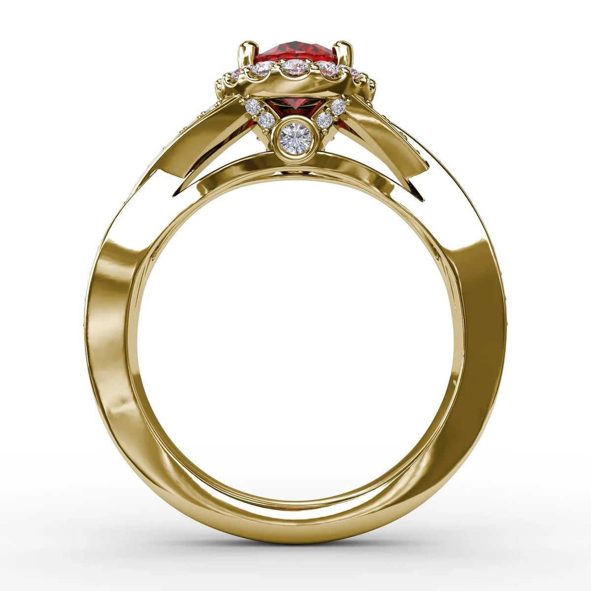 Look of Love Rose and Criss-Cross Ring