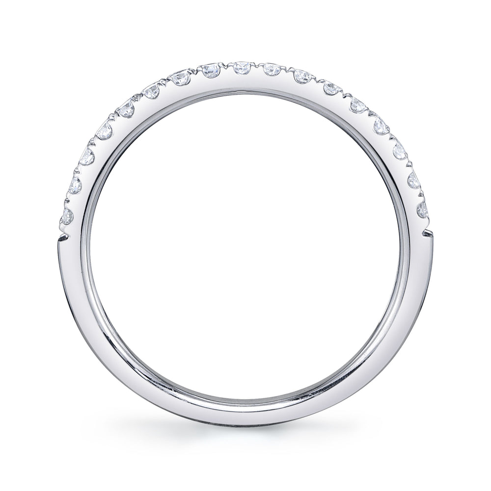 0.25Ct 14K W/G Diamond Lady's Band
