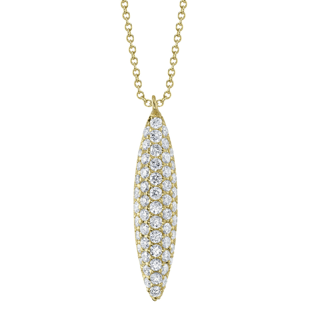 0.79Ct 14K Y/G Diamond Necklace