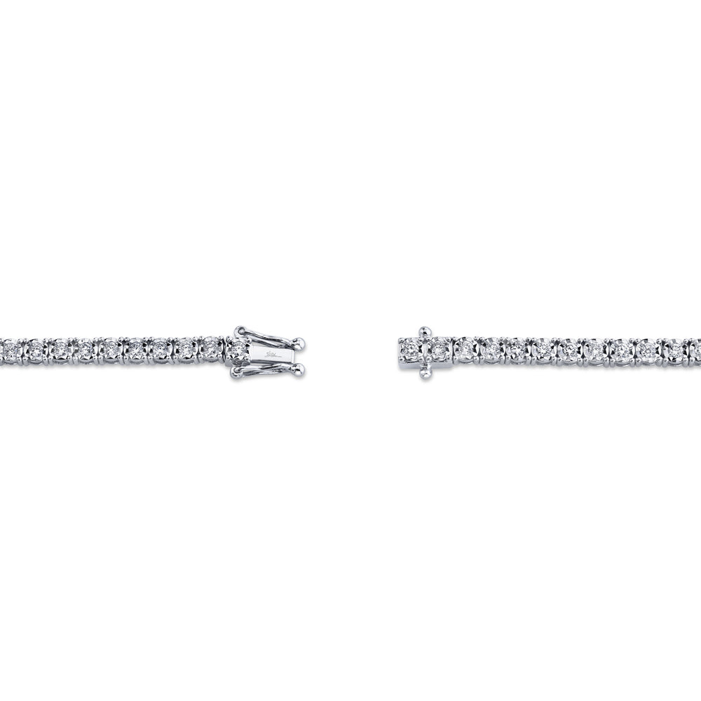 1.00Ct 14K W/G Diamond Tennis Bracelet