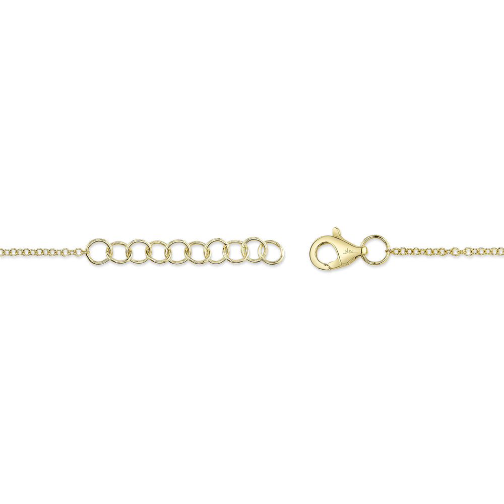 0.26Ct 14K Y/G Diamond Bezel Bracelet
