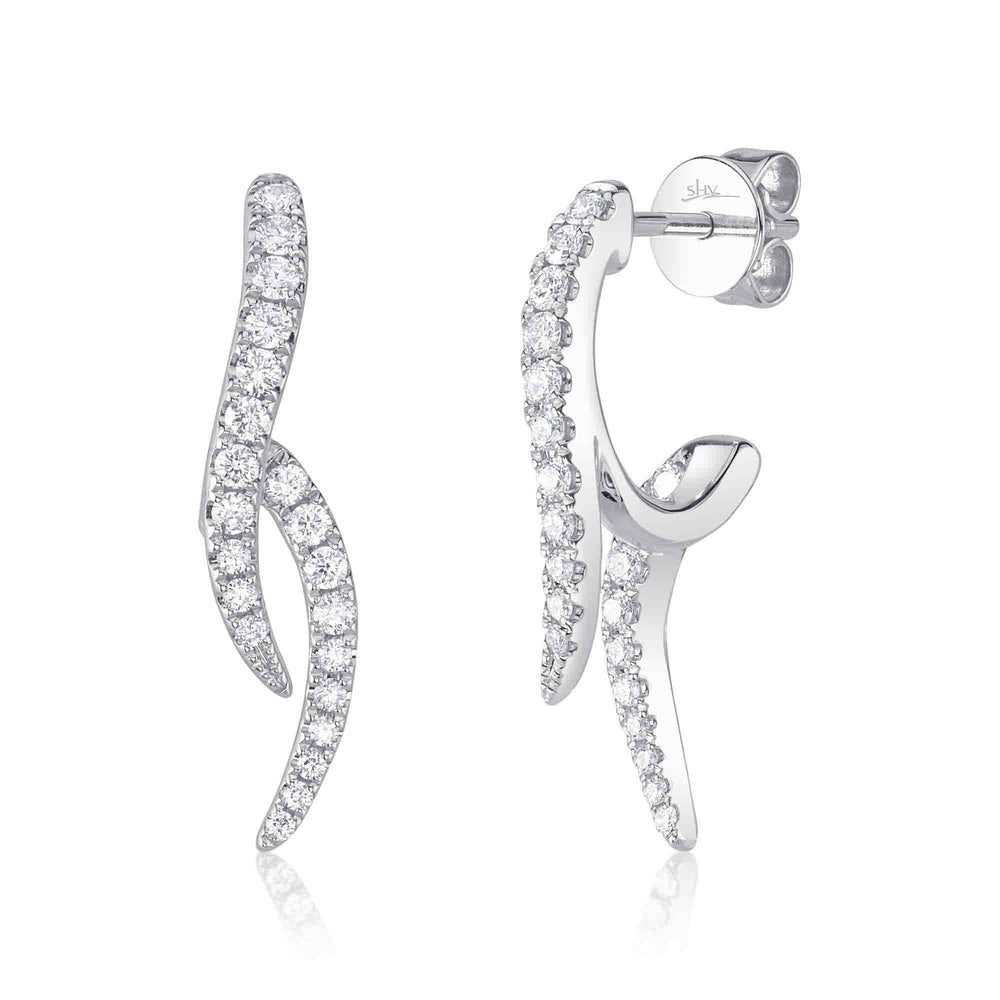 0.44Ct 14K W/G Diamond Earring