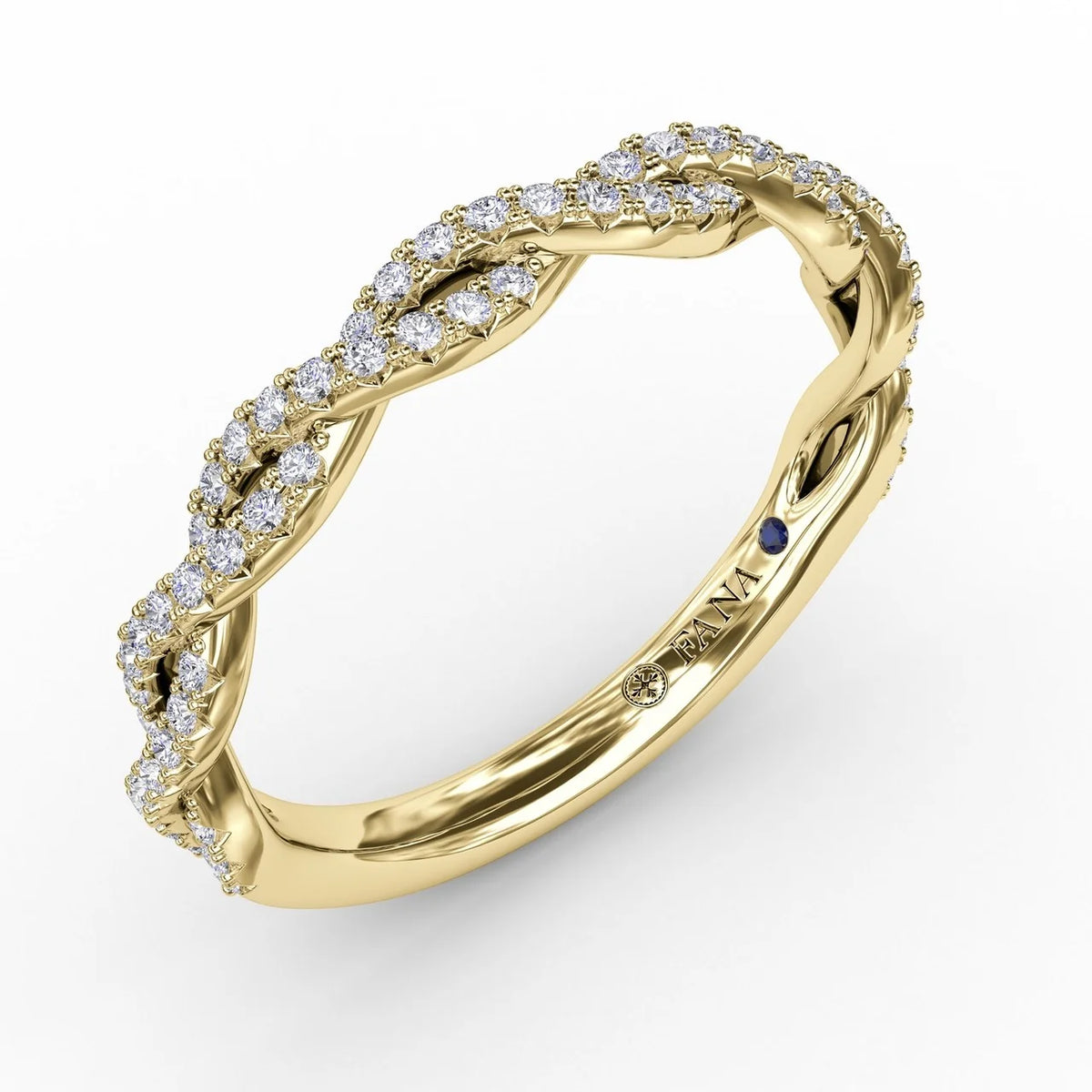 French Pave Twist Band