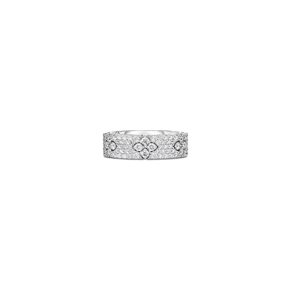 18K GOLD LOVE IN VERONA PAVE DIAMOND RING - 18K White Gold