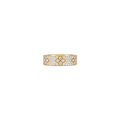 18K GOLD LOVE IN VERONA PAVE DIAMOND RING - 18K Yellow Gold