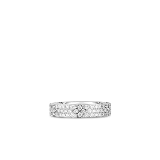 18K WHITE LOVE IN VERONA PAVE RING
