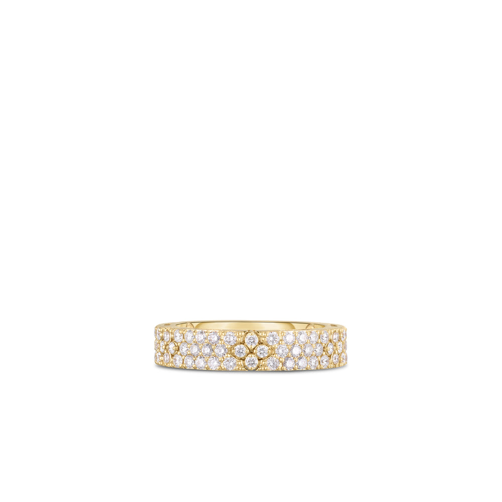 18K YELLOW LOVE IN VERONA PAVE RING