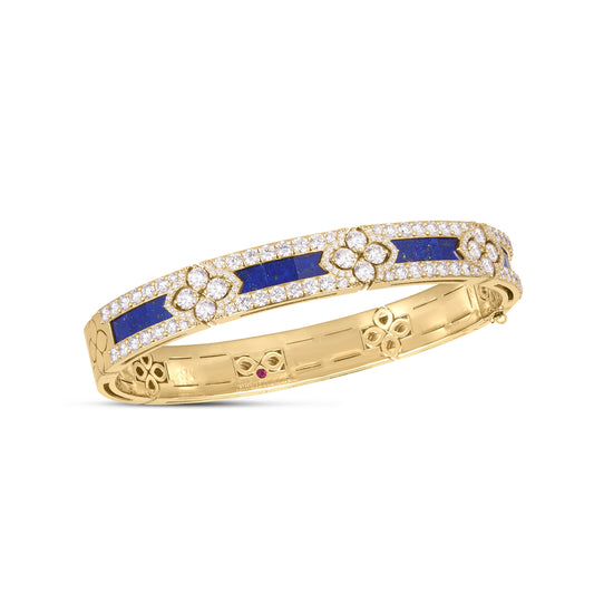 18K ROSE GOLD LOVE IN VERONA DIAMOND & LAPIS BANGLE
