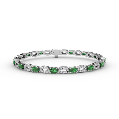 Interchanging Emerald and  Bracelet