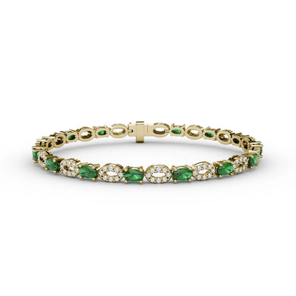 Interchanging Emerald and  Bracelet