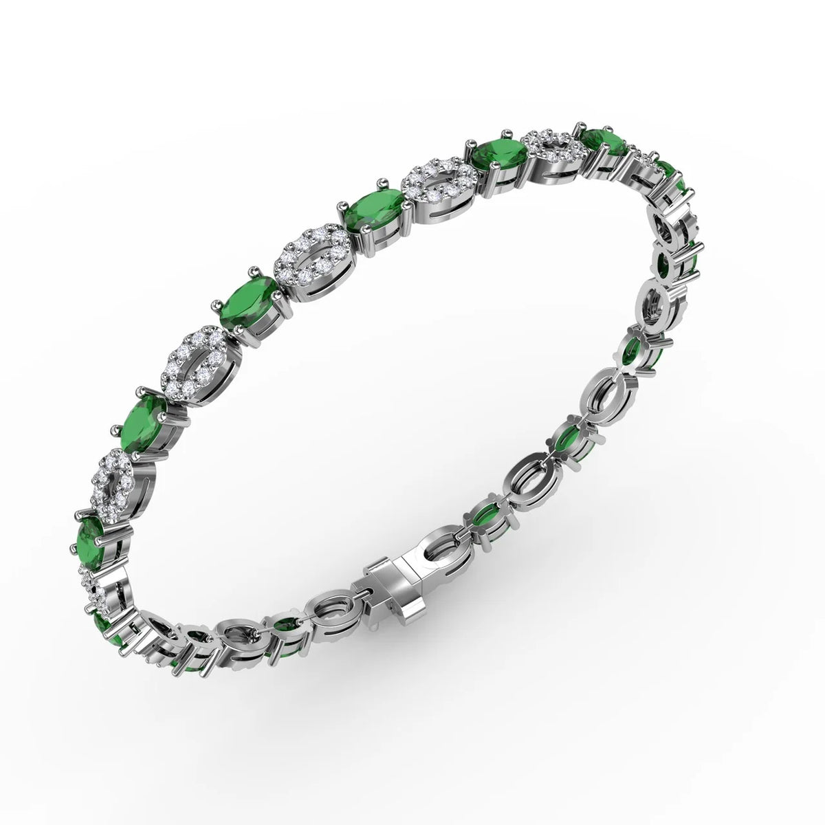 Interchanging Emerald and  Bracelet