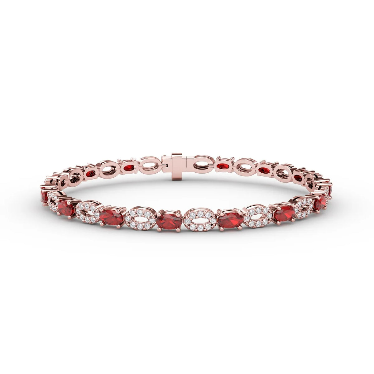 Interchanging Ruby and  Bracelet