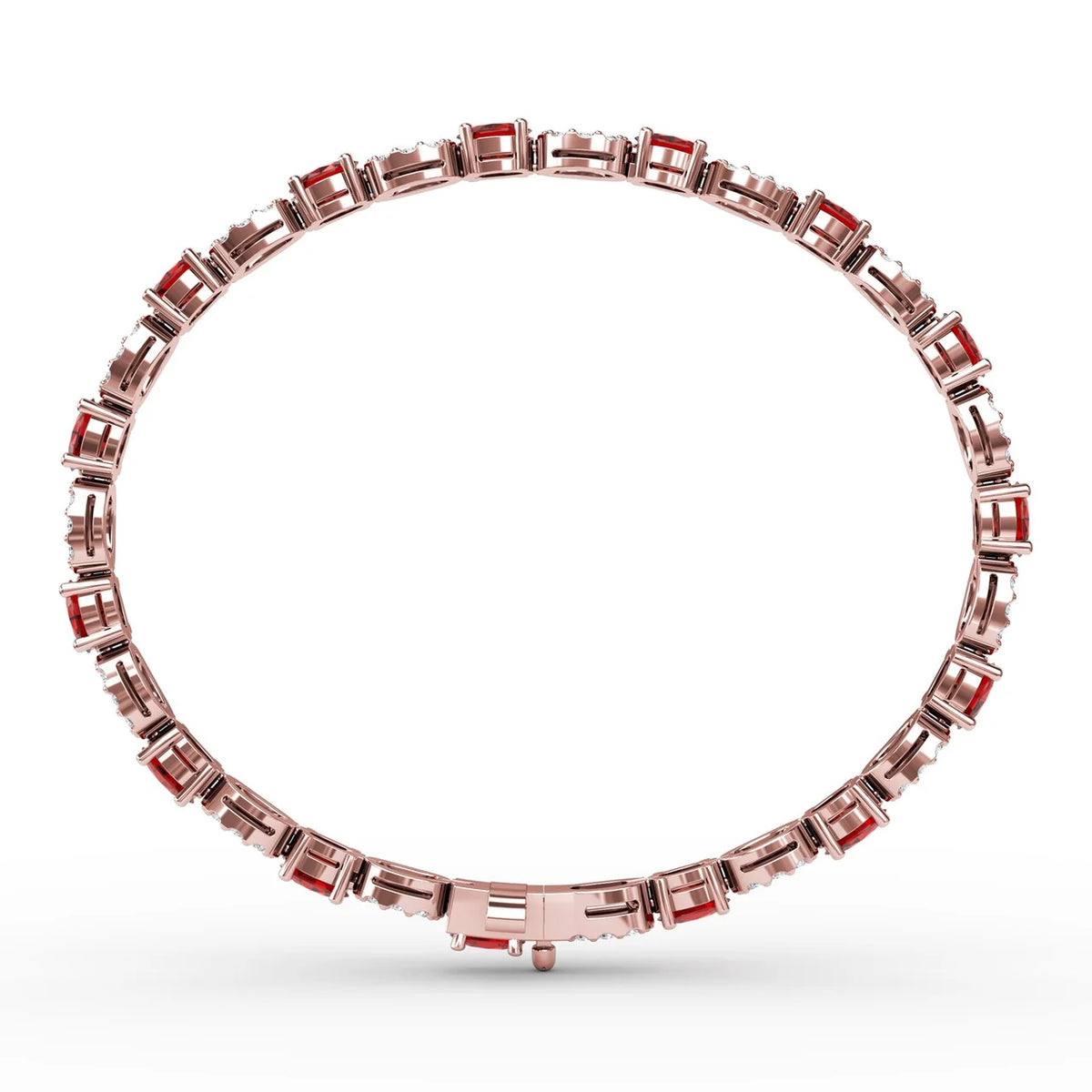 Interchanging Ruby and  Bracelet