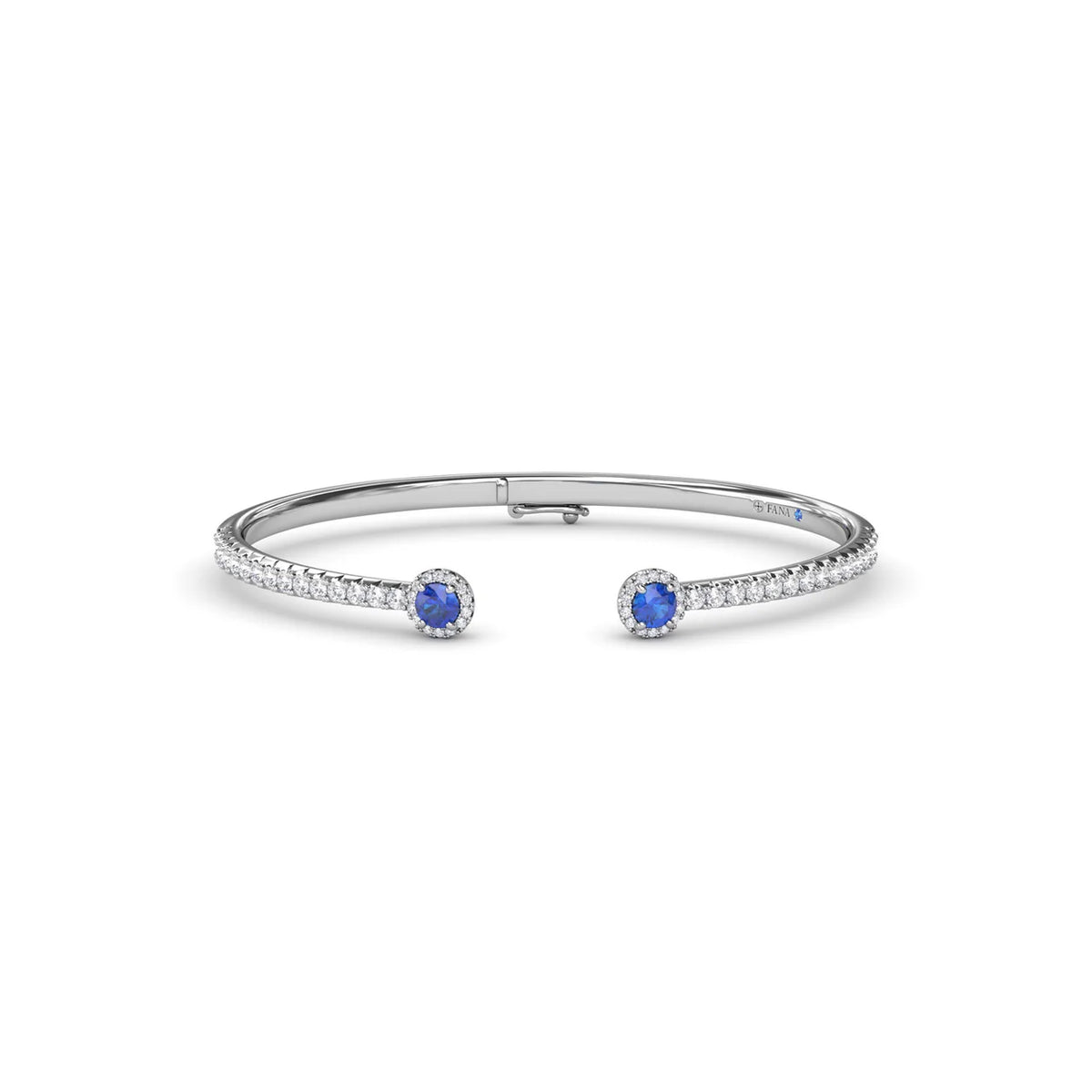 Halo Sapphire and  Bangle
