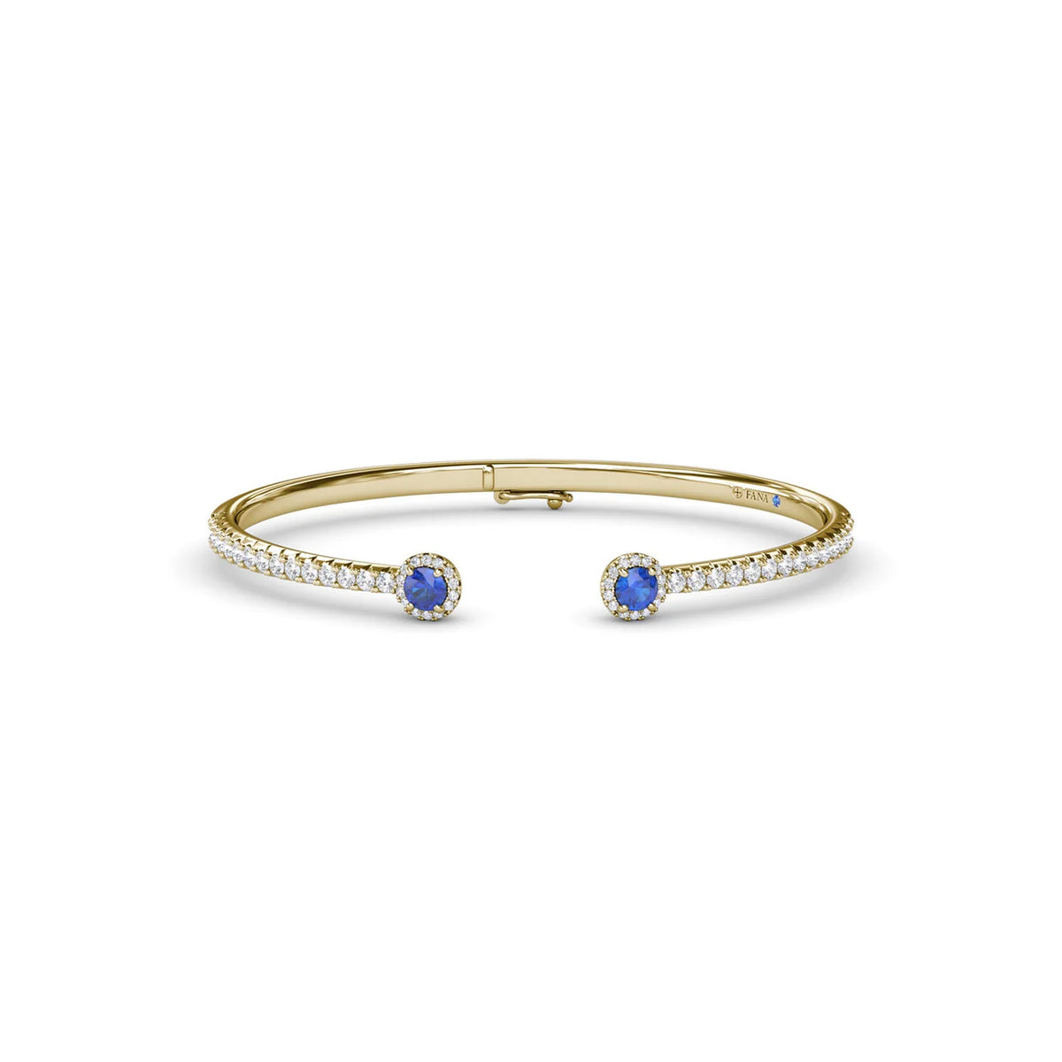 Halo Sapphire and  Bangle