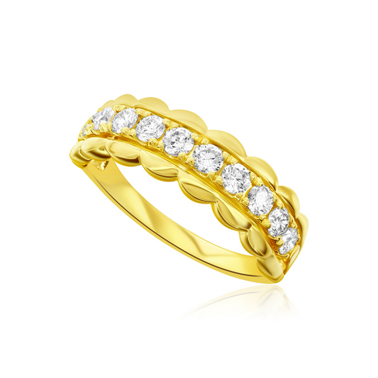 Nasbro 14kt Yellow Gold 0.40ct Diamond Ring