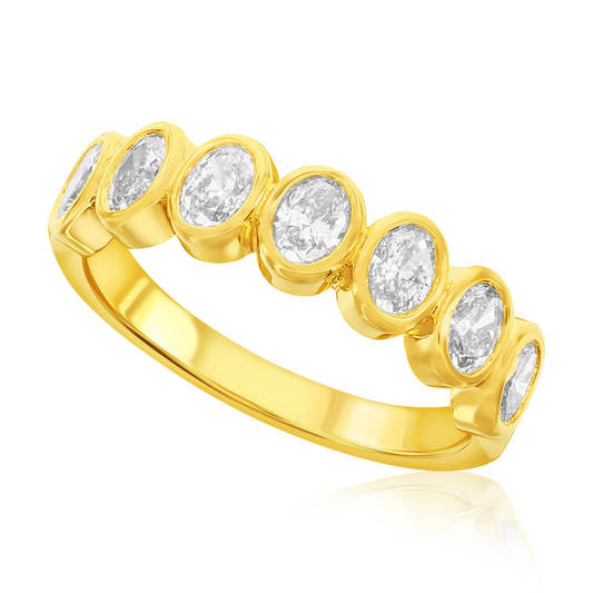 Nasbro 14kt Yellow Gold 1.03ct Diamond Ring