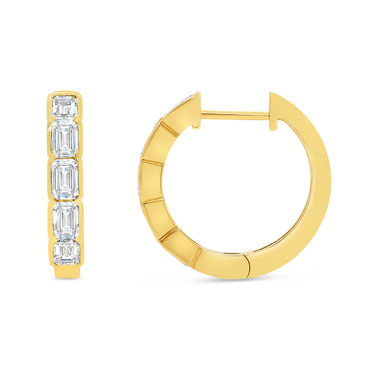 Uneek Timeless Collection Huggie Earrings