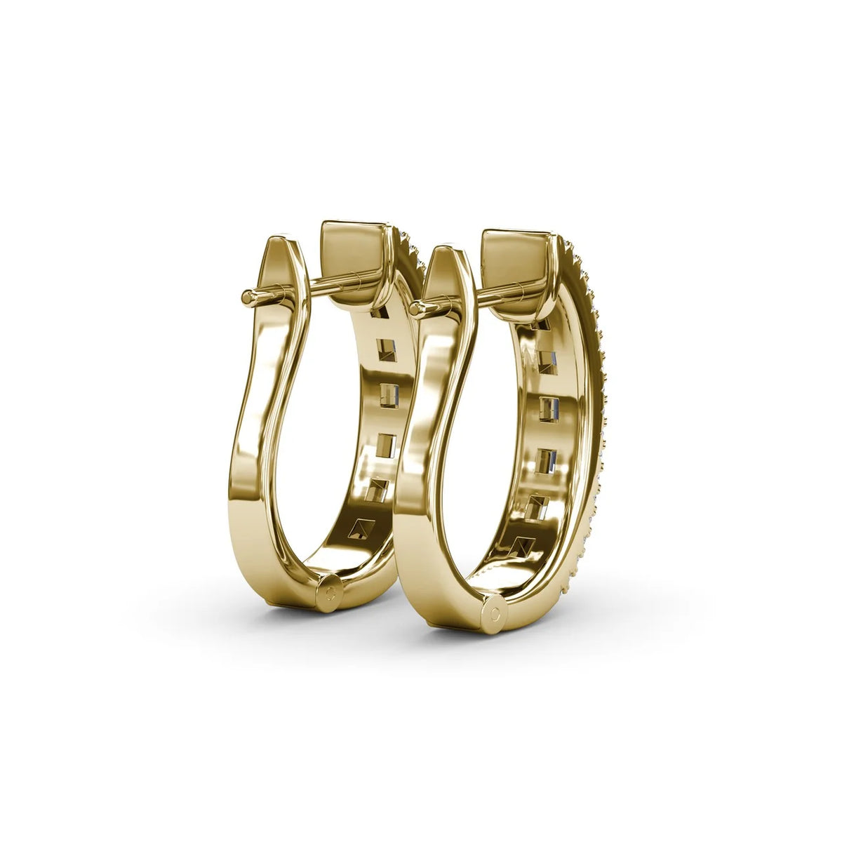 Bar-Set Baguette  Hoops