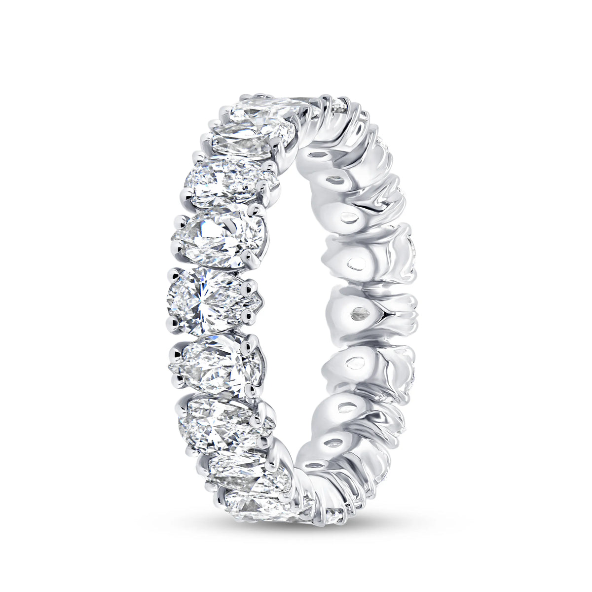 Uneek Eternity Collection 1-Row Pear Shaped Anniversary Ring
