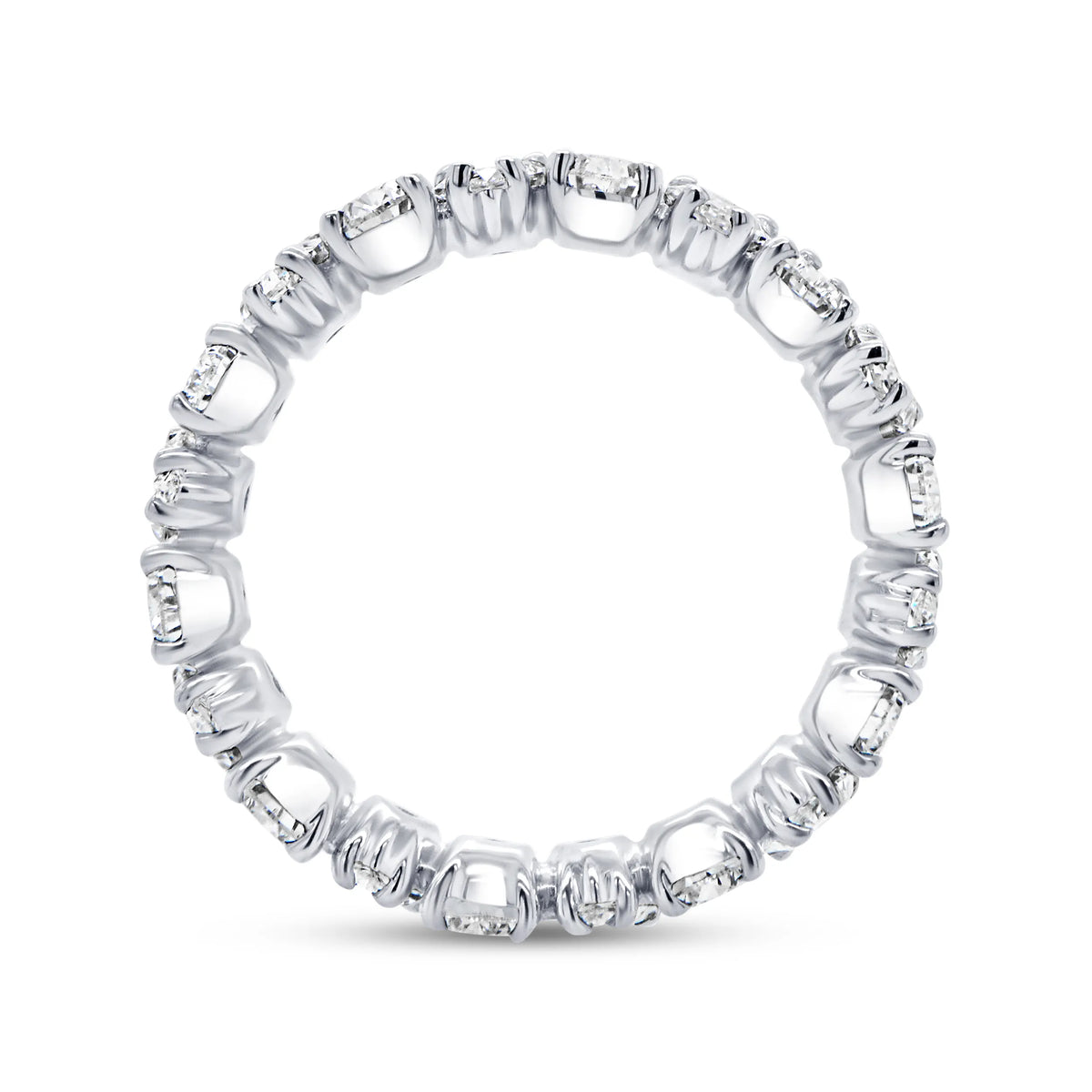 Uneek Eternity Collection 1-Row Pear Shaped Anniversary Ring