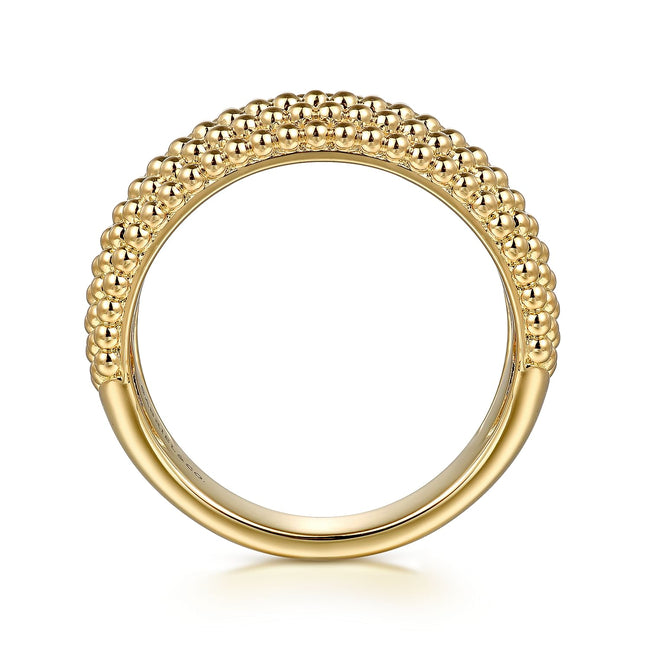 14K Yellow Gold Bujukan Fashion Ring