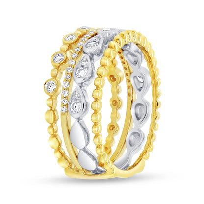 Uneek Lace Collection Diamond Fashion Ring
