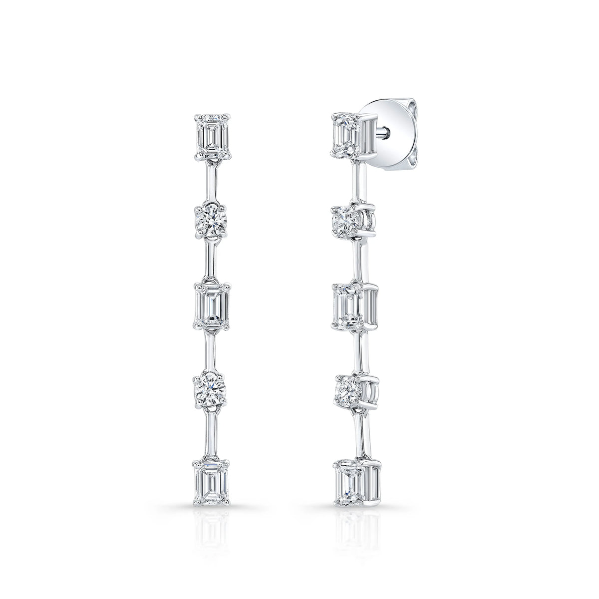 Uneek Chatterley Collection Straight Drop Earrings