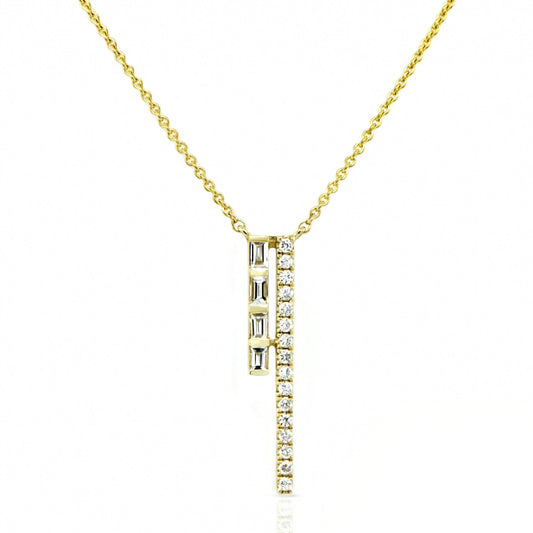 Uneek Gatsby Collection Drop Necklace