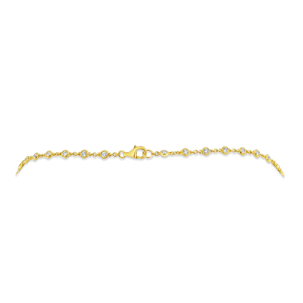 Uneek Cascade Collection Drop Necklace