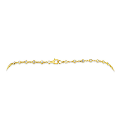 Uneek Cascade Collection Drop Necklace