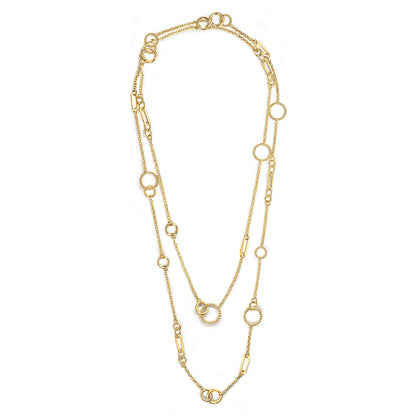 14K Yellow Gold Bujukan Transformable Layered Necklace
