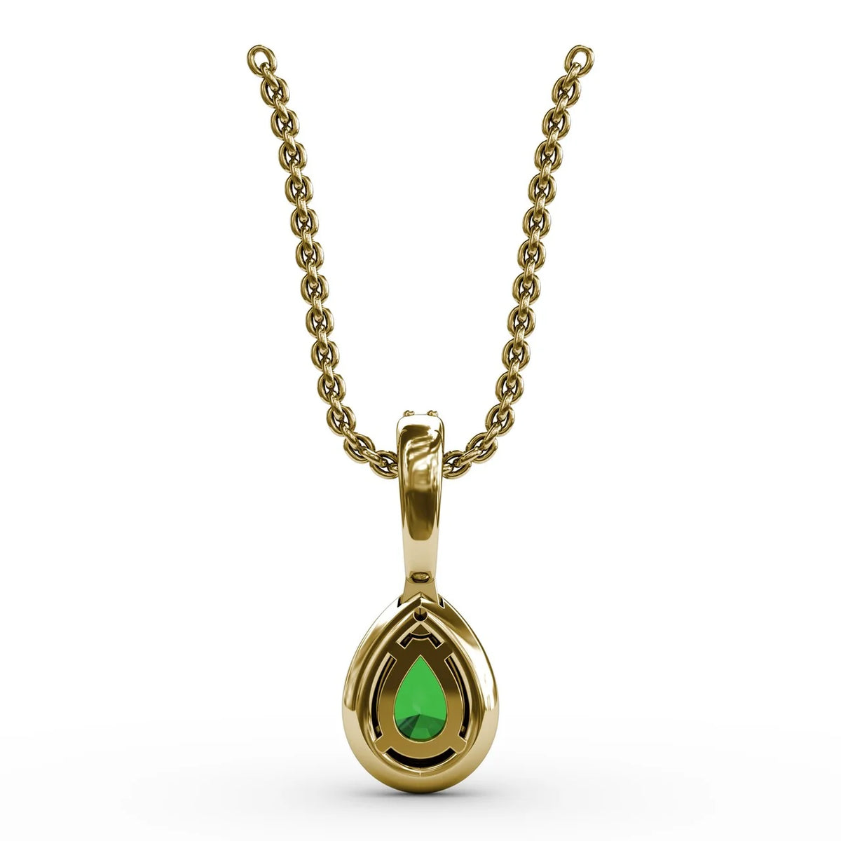 Statement Emerald and  Pendant