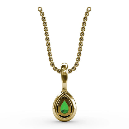 Statement Emerald and  Pendant