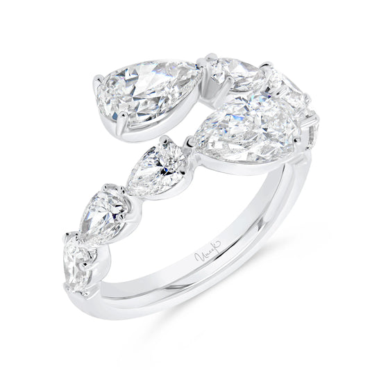 Uneek Timeless Collection Bypass Diamond Anniversary Ring