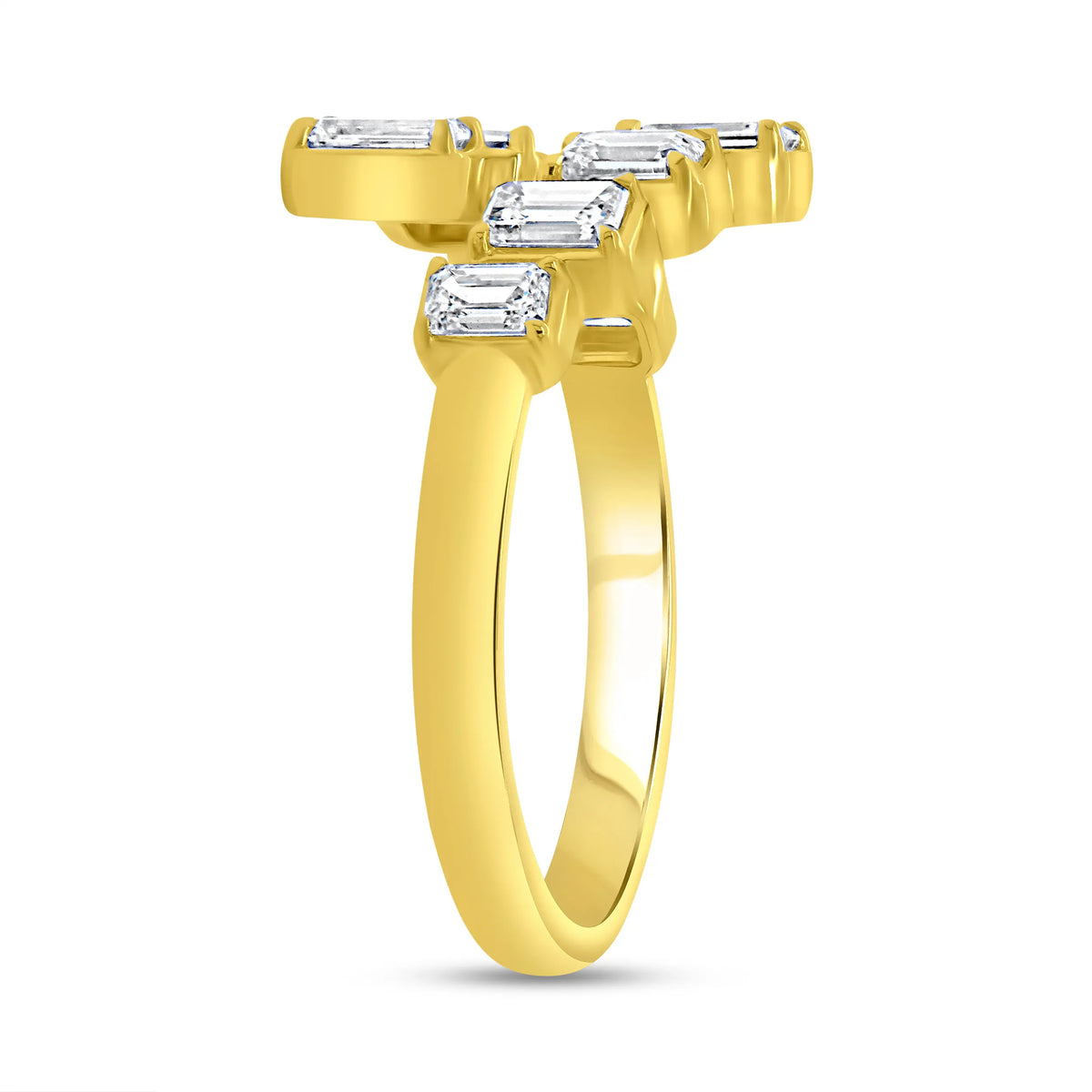 Uneek Alexandria Collection Bezel Fashion Ring