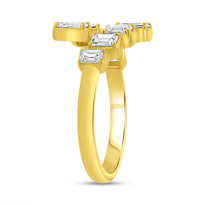 Uneek Alexandria Collection Bezel Fashion Ring