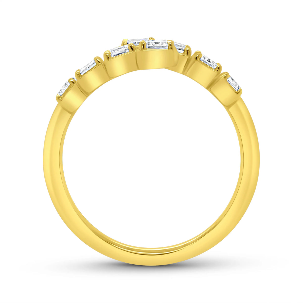 Uneek Alexandria Collection Bezel Fashion Ring