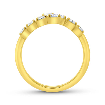 Uneek Alexandria Collection Bezel Fashion Ring