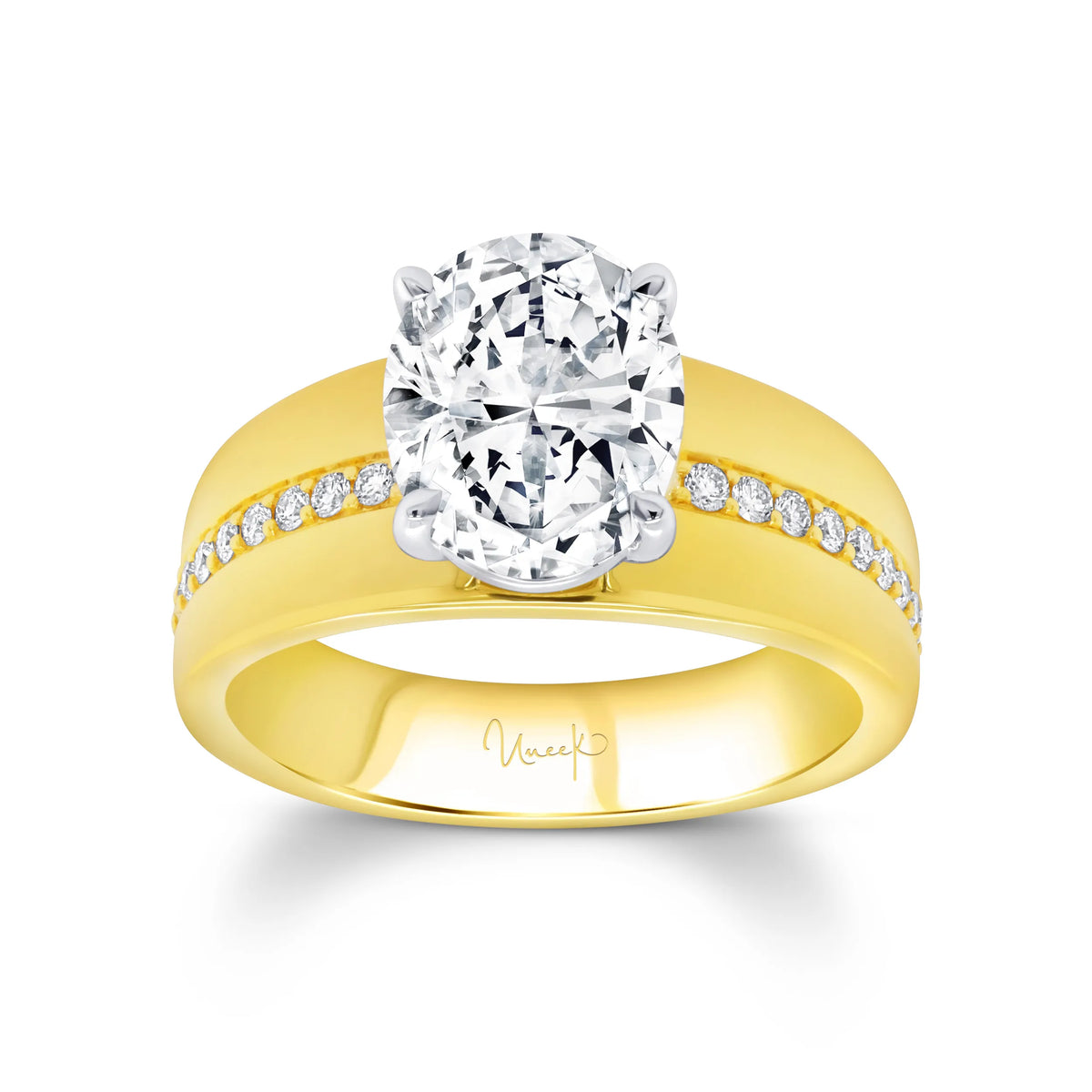 Uneek Signature Collection Engagement Ring