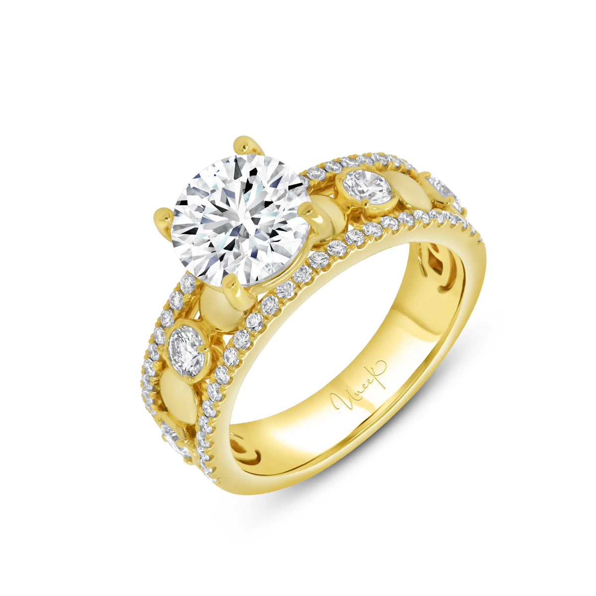 Uneek Alexandria Collection Engagement Ring