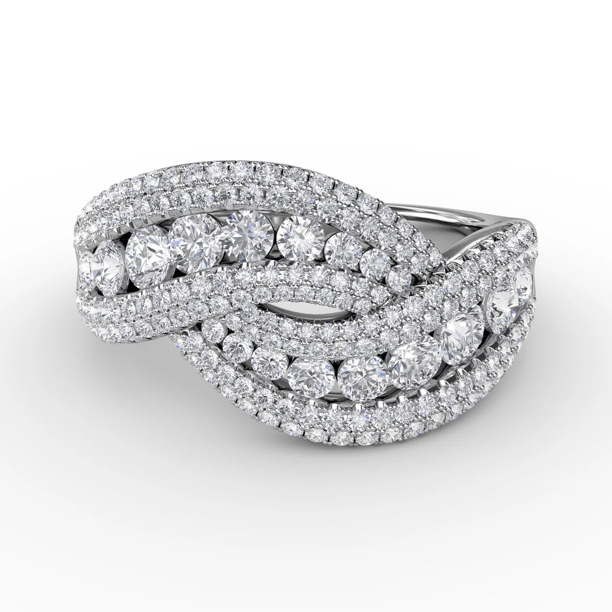 Intertwining Love  Ring