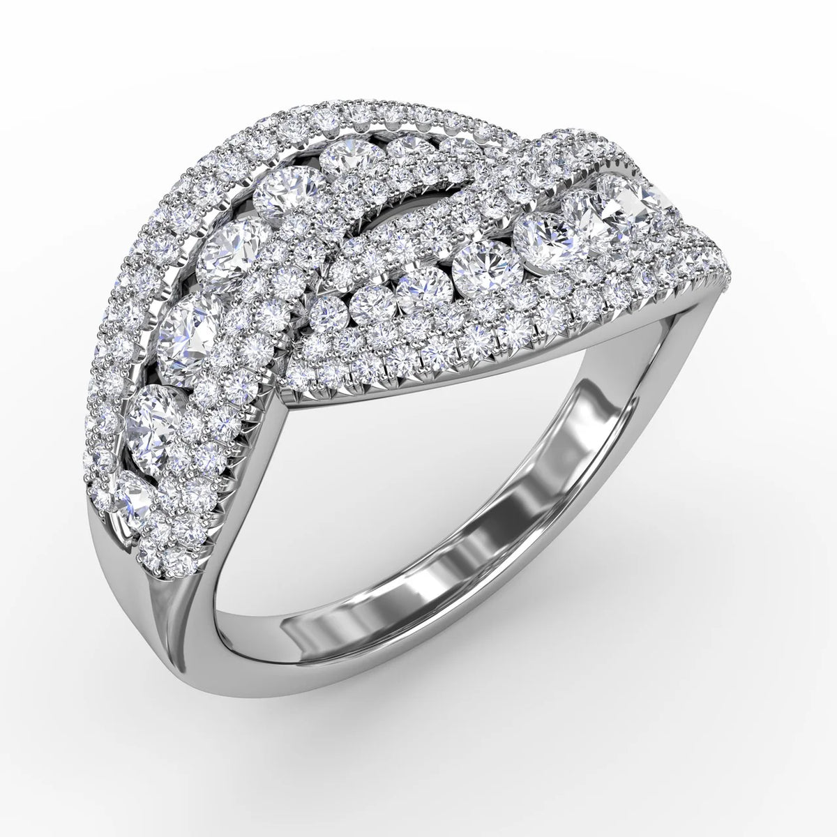 Intertwining Love  Ring