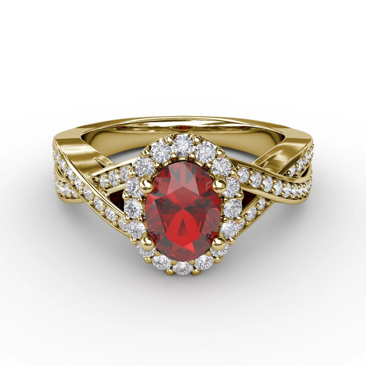 Look of Love Rose and  Criss-Cross Ring