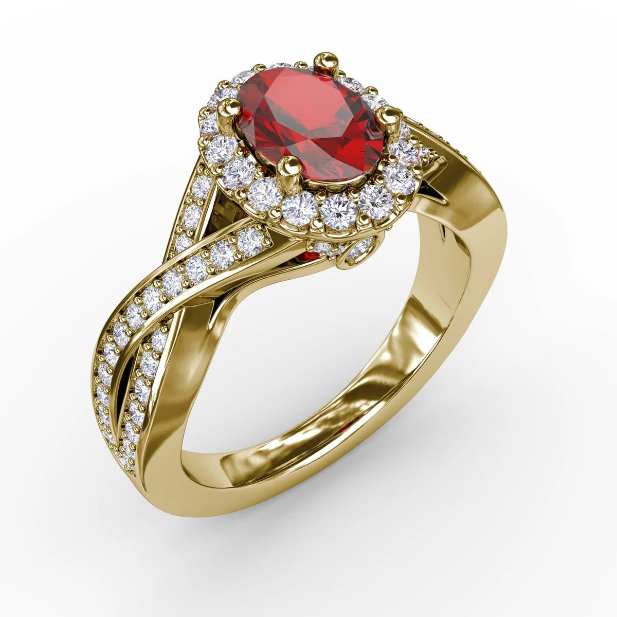 Look of Love Rose and  Criss-Cross Ring