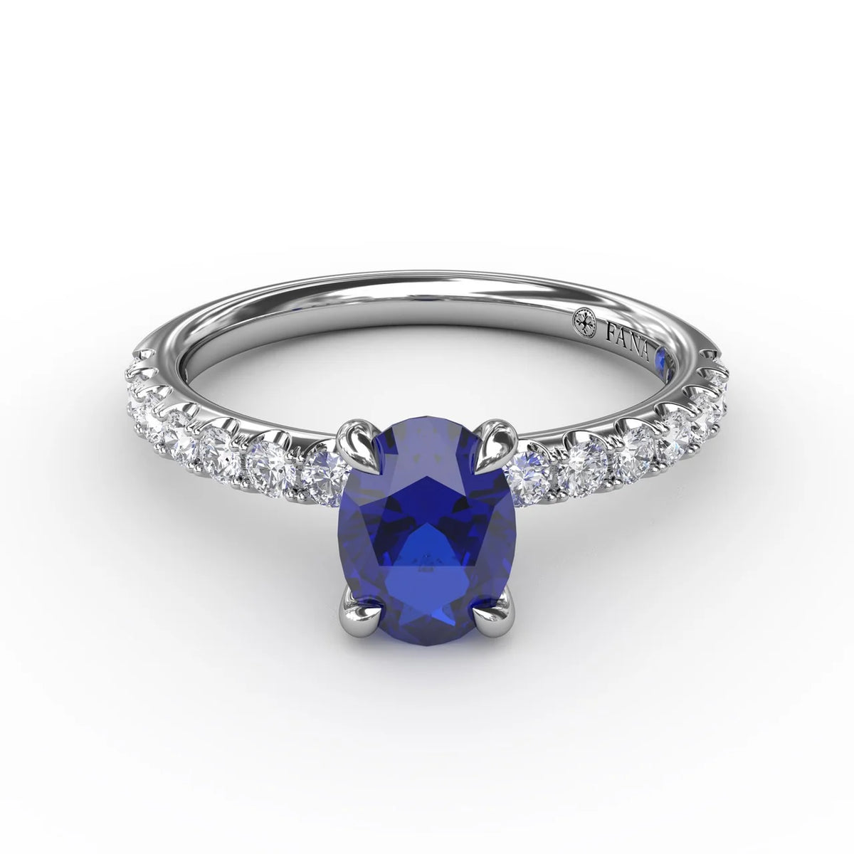 Striking Solitaire Sapphire And  Ring