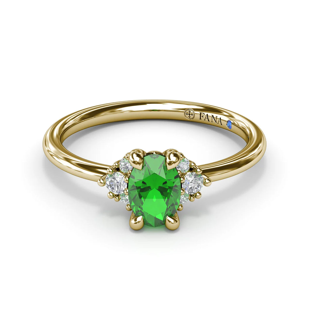 Emerald and  Cluster Ring