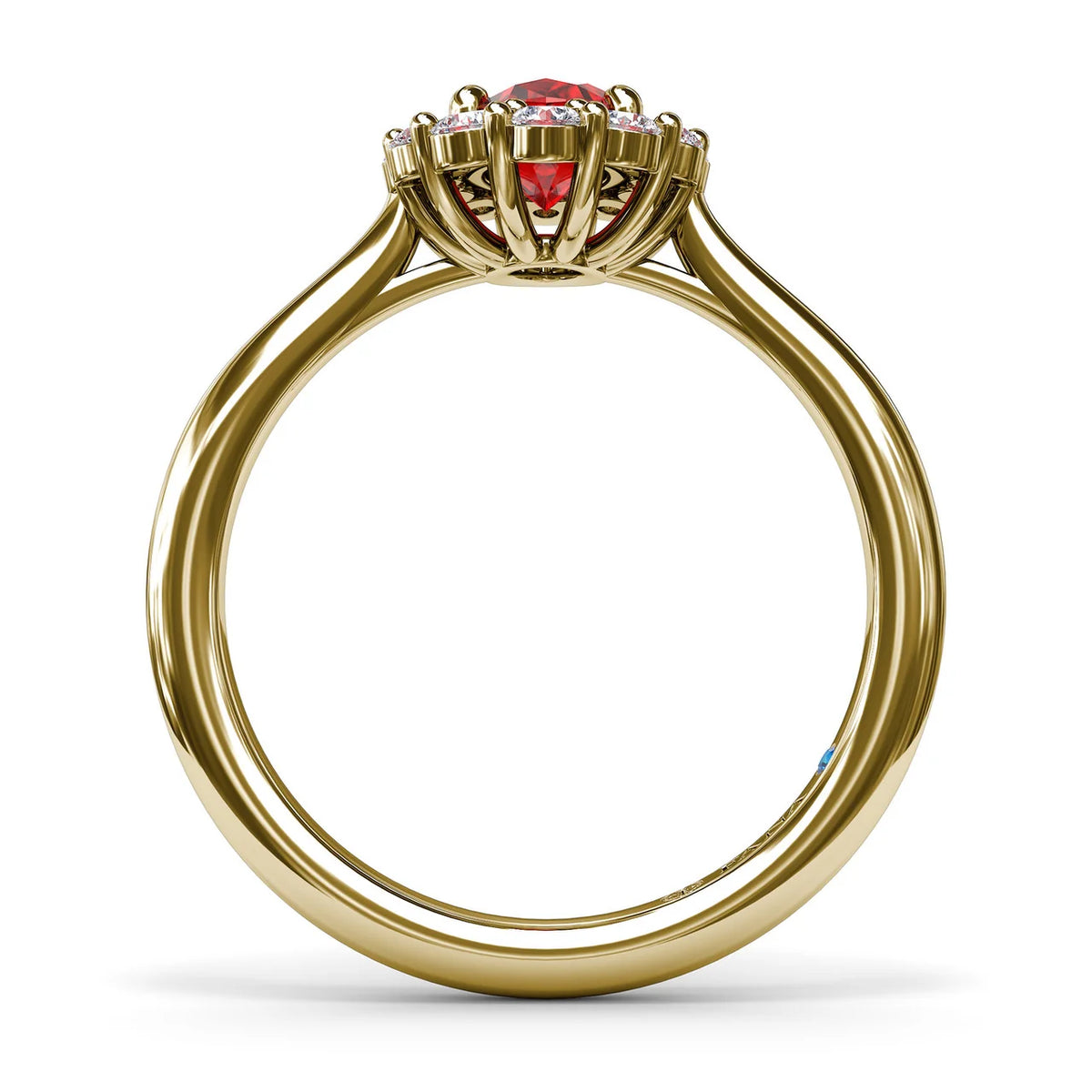 Dazzling Ruby and  Ring
